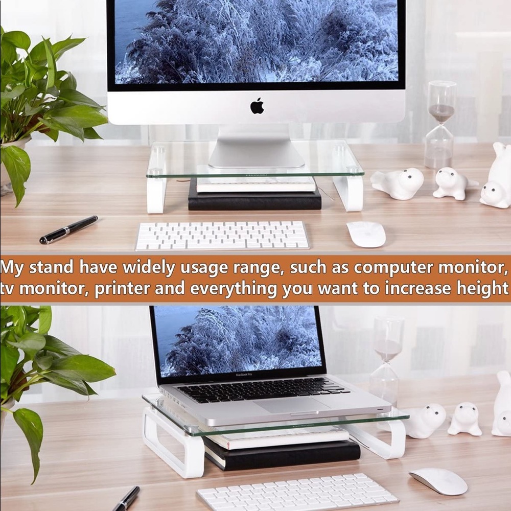 Clear Monitor Riser - Picture 4 of 6